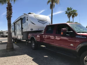 Ford F350 with 5th wheel