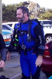 Mike in scuba diving gear
